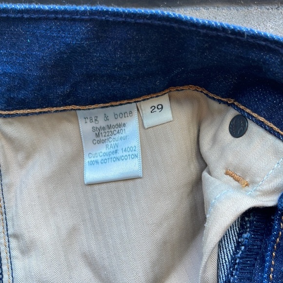 Rag & Bone Standard Issue Denim Size 29 - Picture 11 of 11
